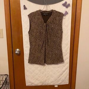 Animal print blouse   